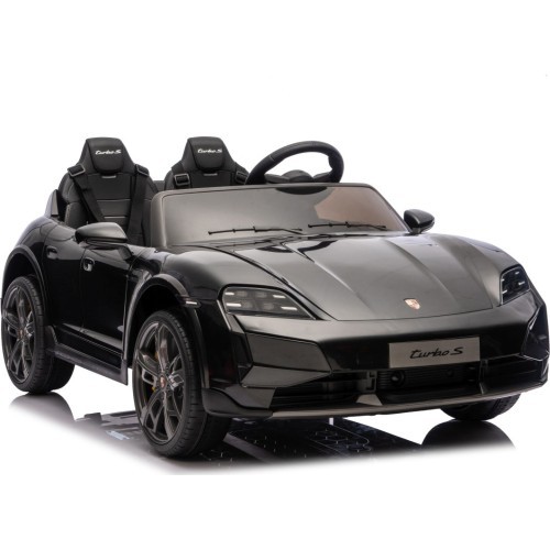 Elektromobilis Porsche Taycan Turbo S, melns