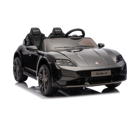Elektromobilis Porsche Taycan Turbo S, melns