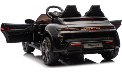 Elektromobilis Porsche Taycan Turbo S, melns