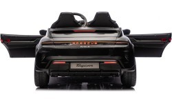Elektromobilis Porsche Taycan Turbo S, melns