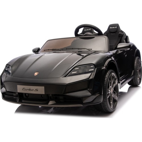 Elektromobilis Porsche Taycan Turbo S, melns