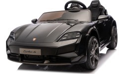 Elektromobilis Porsche Taycan Turbo S, melns
