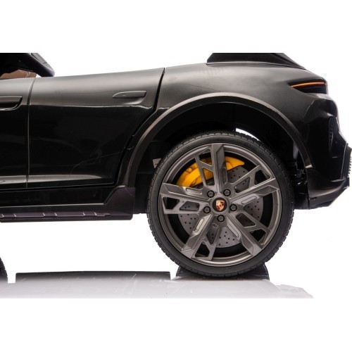 Elektromobilis Porsche Taycan Turbo S, melns