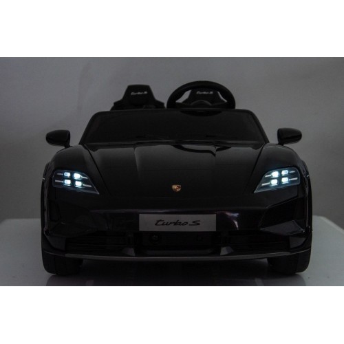 Elektromobilis Porsche Taycan Turbo S, melns