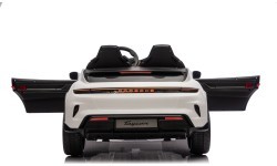 Vehicle Porsche Taycan Turbo S White