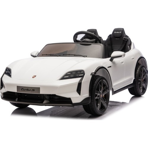 Vehicle Porsche Taycan Turbo S White