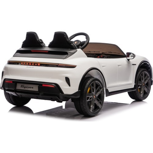 Vehicle Porsche Taycan Turbo S White