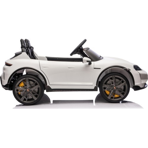 Vehicle Porsche Taycan Turbo S White
