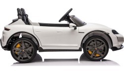 Elektromobilis bērniem Porsche Taycan Turbo S, balts