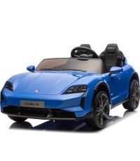 Elektromobilis Porsche Taycan Turbo S zils
