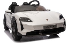 Elektromobilis bērniem Porsche Taycan Turbo S, balts