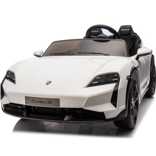 Elektromobilis bērniem Porsche Taycan Turbo S, balts
