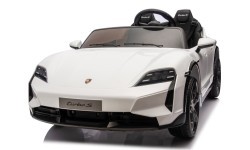Vehicle Porsche Taycan Turbo S White
