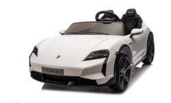 Elektromobilis bērniem Porsche Taycan Turbo S, balts