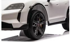 Детский электромобиль Porsche Taycan Turbo S, белый