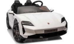Elektromobilis bērniem Porsche Taycan Turbo S, balts