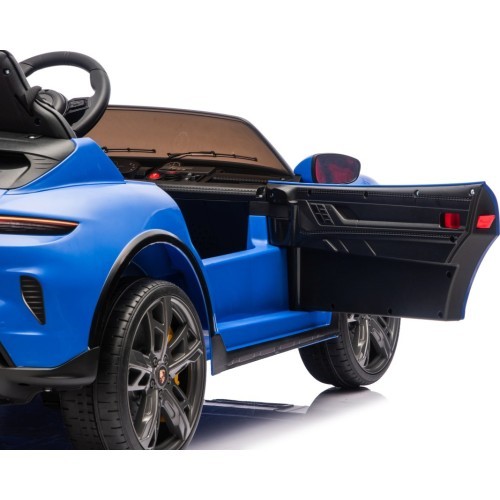 Электромобиль Porsche Taycan Turbo S синий