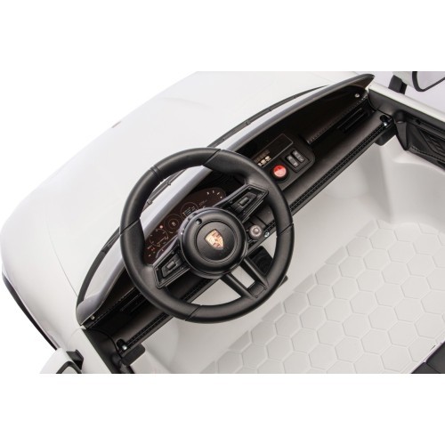 Vehicle Porsche Taycan Turbo S White