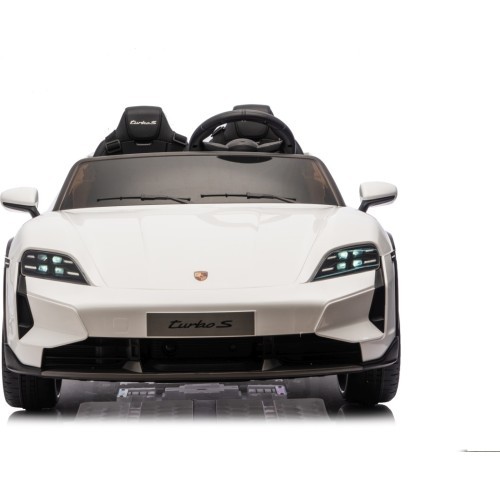 Elektromobilis bērniem Porsche Taycan Turbo S, balts