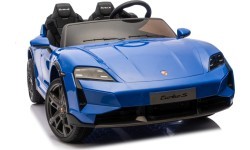 Elektromobilis Porsche Taycan Turbo S zils