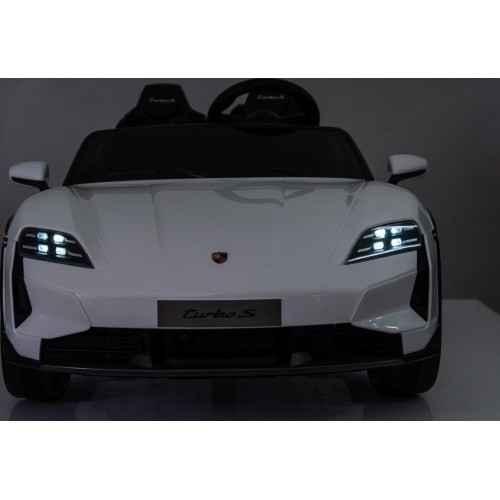 Vehicle Porsche Taycan Turbo S White