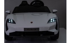 Vehicle Porsche Taycan Turbo S White