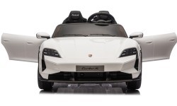 Elektromobilis bērniem Porsche Taycan Turbo S, balts