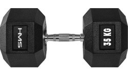 Hantele HMS Hex Pro - 35 kg
