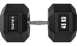 Hantele HMS Hex Pro - 45 kg