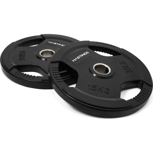 Набор олимпийских обрезиненных дисков Hastings Tri-Grip 15 кг