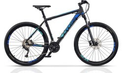 Kalnu velosipēds CROSS GRX 9 27,5" 27 ātrumi, izmērs 18" (46cm), melns/zils