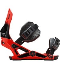 NOW Select Pro snowboard bindings, red