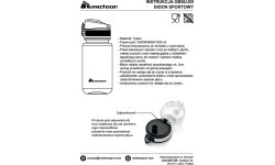 Sports water bottle meteor 500 ml - Black