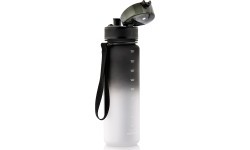 Sporta ūdens pudele Meteor, 500 ml - Melns/balts