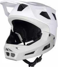 FORCE Drop Downhill Helmet, size L-XL (58-61 cm), white/grey