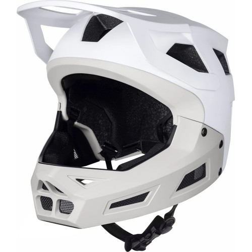 FORCE Drop Downhill Helmet, size L-XL (58-61 cm), white/grey