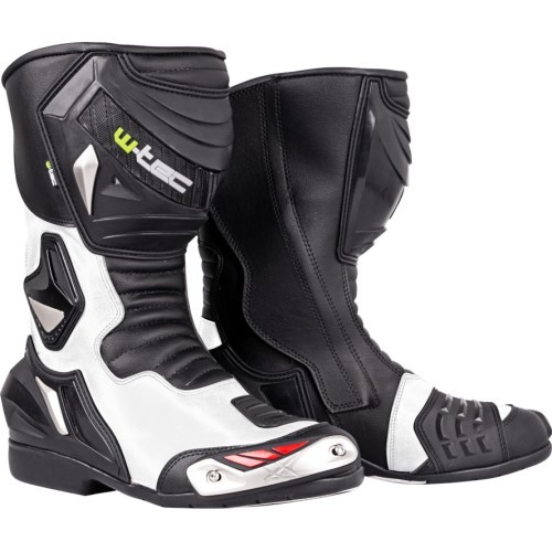 Motorcycle Boots W-Tec Arkus - Black/White
