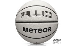 Basketbola bumba Meteor Fluo, 7. izmērs - Balts/neona zaļš