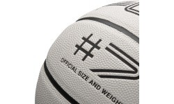 Basketbola bumba Meteor Fluo, 7. izmērs - Balts || Neona zils