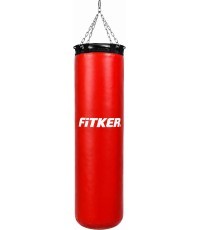 Punching Bag Fitker TRAINING, PVC - 180x30cm - Red