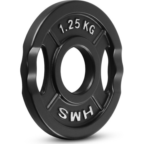 HMS čuguna svara disks TOD 51 mm olimpiskais spēka treniņiem - 1.25kg