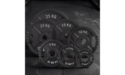 OLYMPIC CAST IRON WEIGHT PLATE TOD 51 MM – OLYMPIC BARBELL PLATE FOR STRENGTH TRAINING HMS - 1.25kg