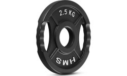 OLYMPIC CAST IRON WEIGHT PLATE TOD 51 MM – OLYMPIC BARBELL PLATE FOR STRENGTH TRAINING HMS - 2,5kg