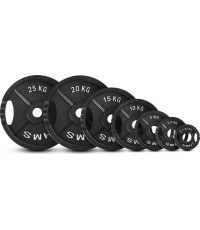 OLYMPIC CAST IRON WEIGHT PLATE TOD 51 MM – OLYMPIC BARBELL PLATE FOR STRENGTH TRAINING HMS - 10 kg