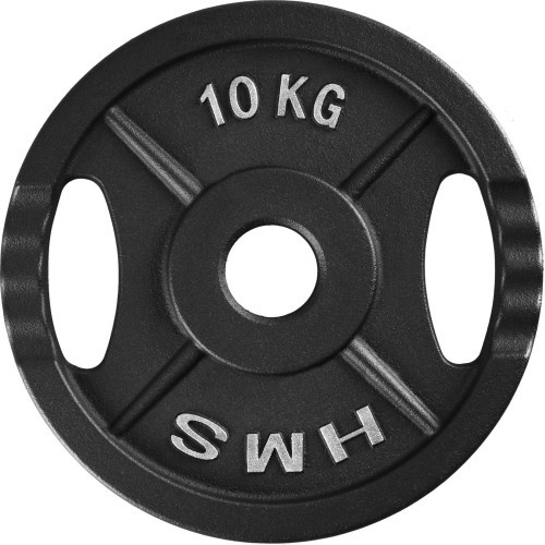 HMS čuguna svara disks TOD 51 mm olimpiskais spēka treniņiem - 10 kg