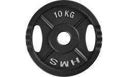 OLYMPIC CAST IRON WEIGHT PLATE TOD 51 MM – OLYMPIC BARBELL PLATE FOR STRENGTH TRAINING HMS - 10 kg