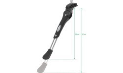 FORCE LUX 24-29" Adjustable Kickstand (aluminium, black)