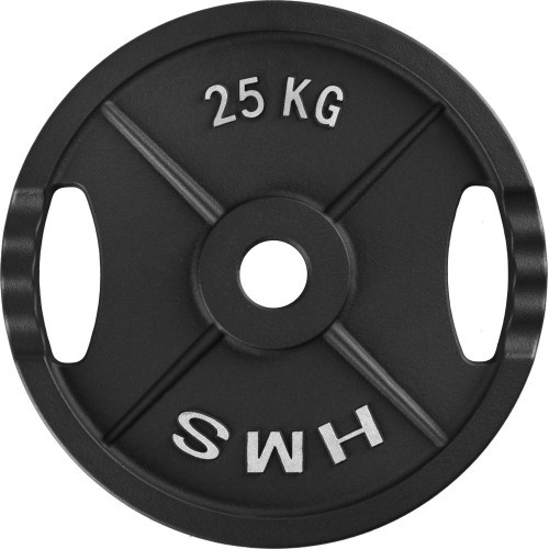 HMS čuguna svara disks TOD 51 mm olimpiskais spēka treniņiem - 25 kg