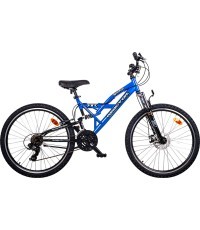 Velosipēds ar pilnu amortizāciju Reactor Spitfire 26” 2026 - Blue