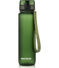 Sporta ūdens pudele Meteor 1000 ml tumši zaļa - Tumši zaļa